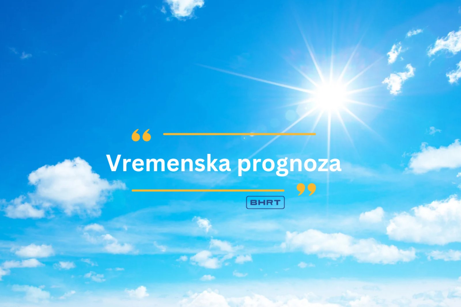 U Bosni i Hercegovini sunčano uz umjerenu oblačnost, magla u kotlinama